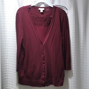 Ann Taylor Cardigan set